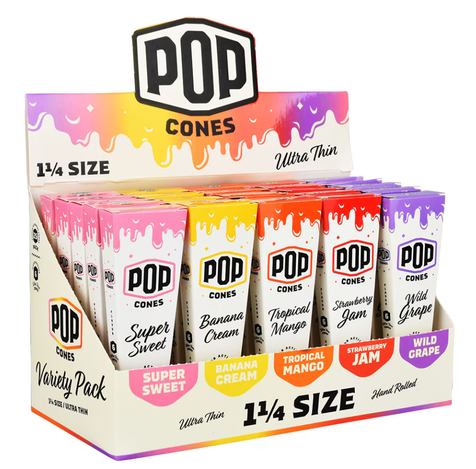 Photograph of product: POP Cones Ultra Thin | Assorted Flavors