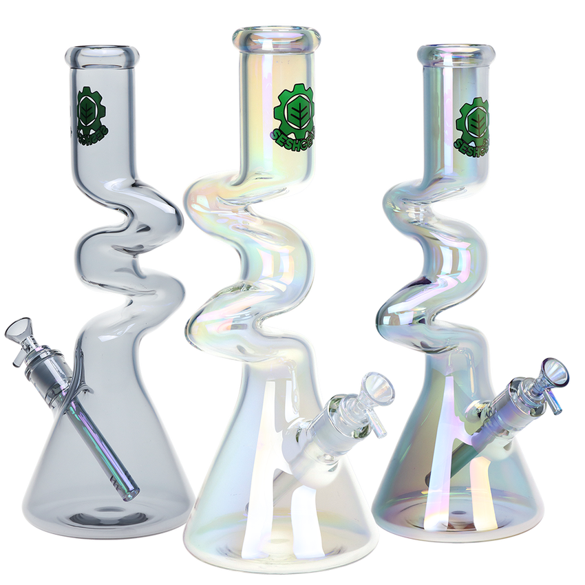 Photograph of product: Electro Zig Zag Beaker Glass Water Pipe