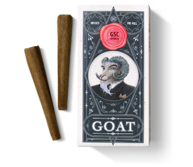 Photograph of product: 2 PACK - GSC 0.6g Infused Pre-rolls (1.2g)