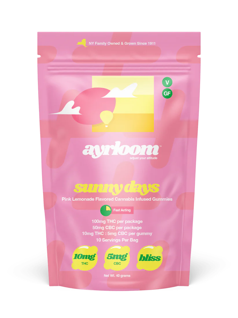 Photograph of product: Ayrloom | Sunny Days Gummies | 100mg
