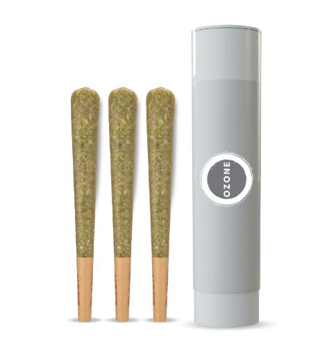 Photograph of product: Ozone: Rainbow Chip | Pre-Rolls 3pk