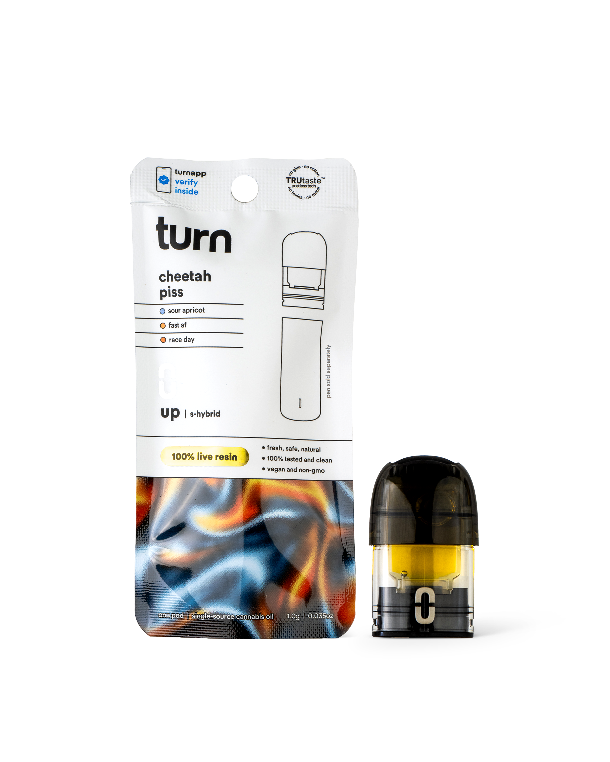 Photograph of product: Live Resin CHEETAH PISS Up | 1 g Pod