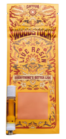 Photograph of product: Woodstock - Lavender Diesel .5g Live Resin Vape Cart