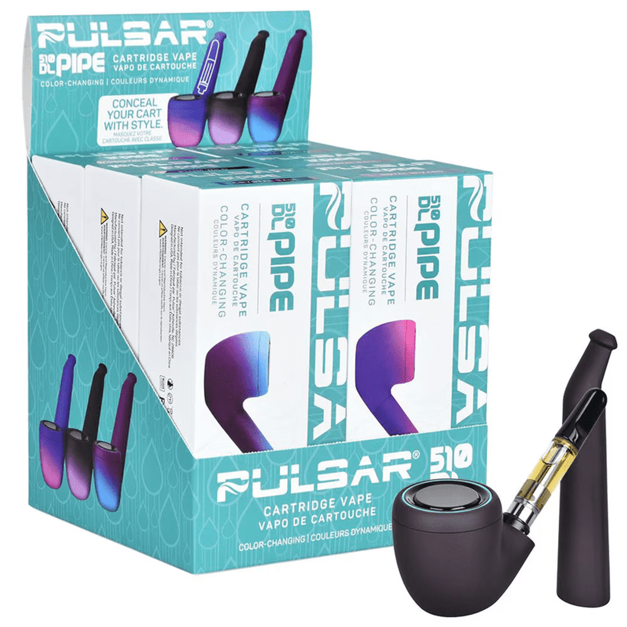 Photograph of product: Pulsar | 510 DL Pipe Auto Draw Variable Voltage | Thermo Color Series