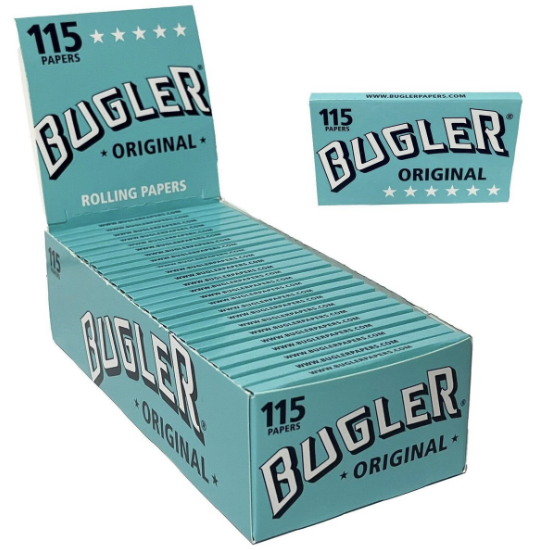 Photograph of product: Bugler Single Wide 1 1/4 Papers