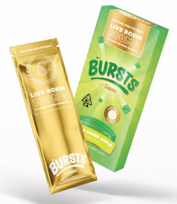 Photograph of product: Sauce - 200MG Live Rosin Gummies - Sour Green Apple