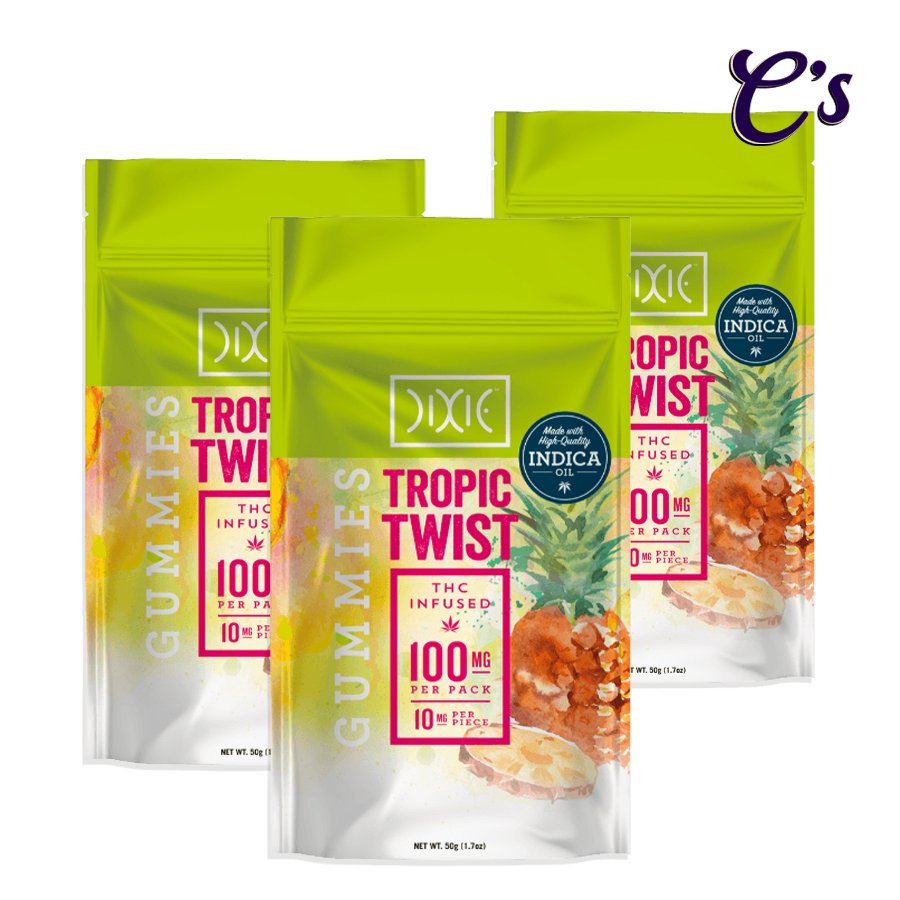 Photograph of product: Dixie | Gummie (I) Tropic Twist 100mg