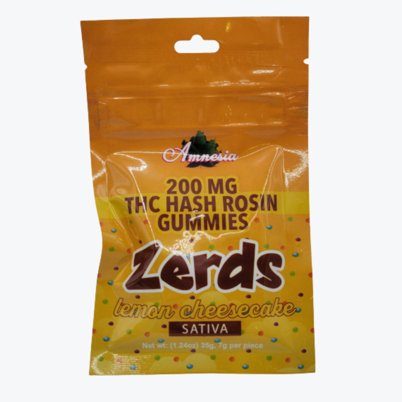 Photograph of product: Amnesia - Lemon Cheesecake Rosin Zerdz 200mg 1pk