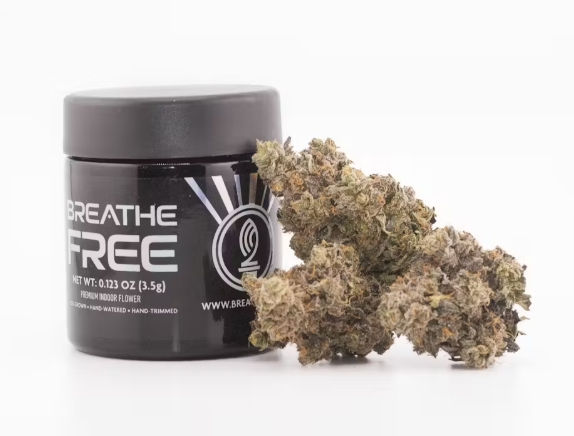Photograph of product: Rainbow Runtz #8 3.5g Flower Breathe Free