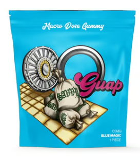 Photograph of product: Guap | Blue Magic | Gummy | 1 Pack | 100mg