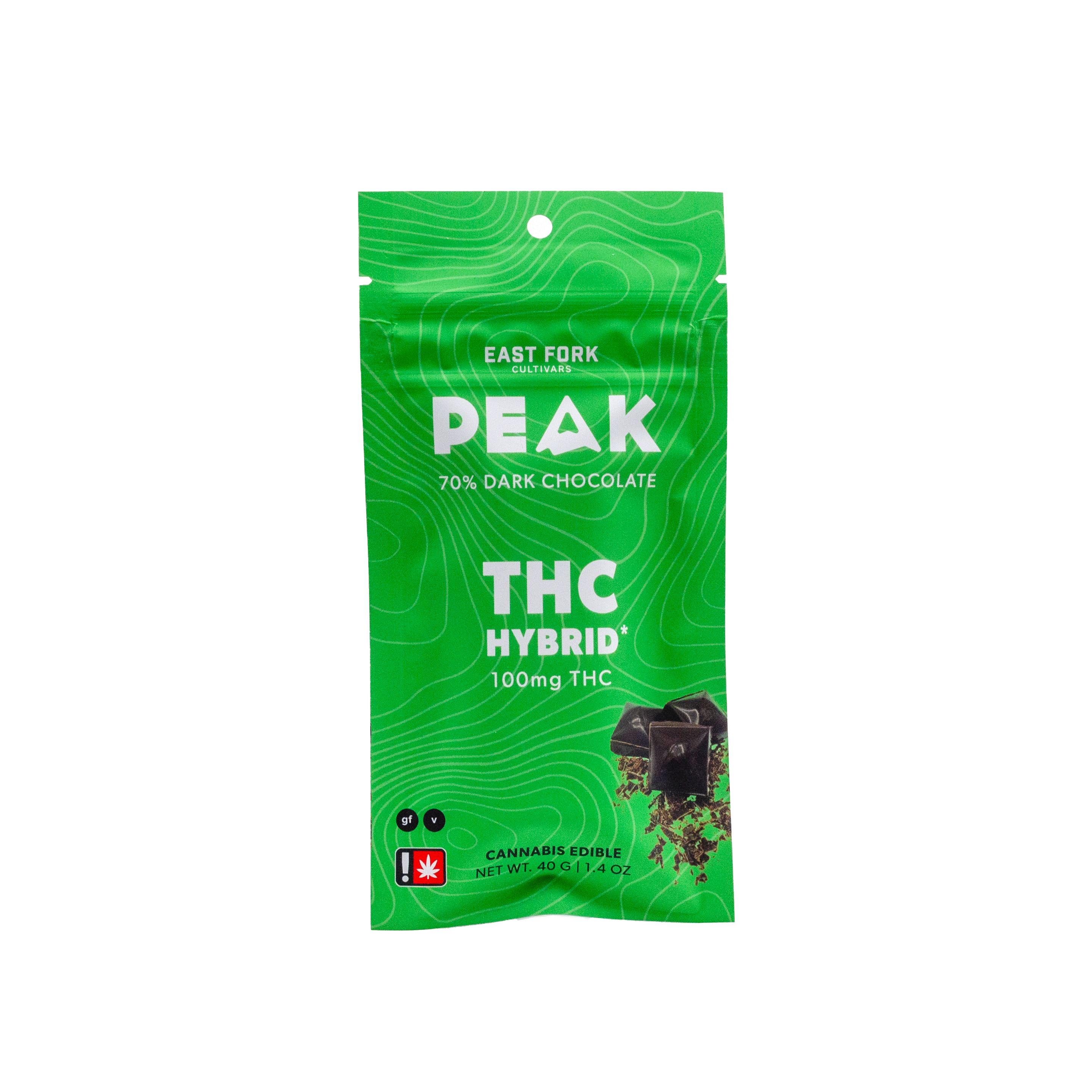 Photograph of product: Peak - Space Trails Dark Chocolate Bar (H)