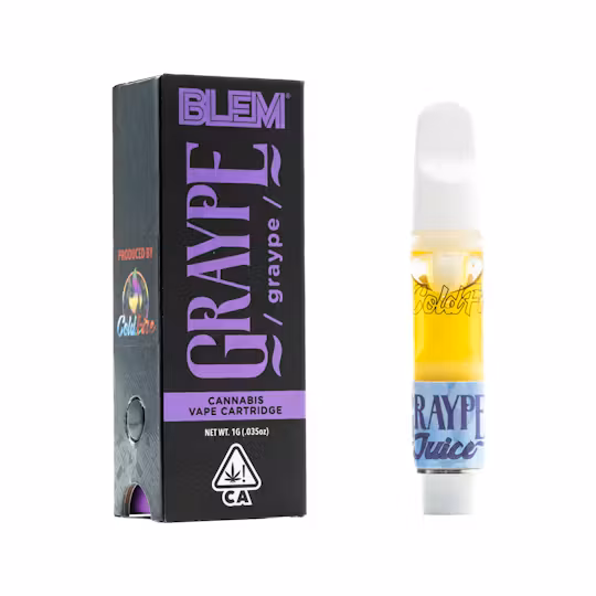 Photograph of product: BLEM | Graype 1g Vape Cart
