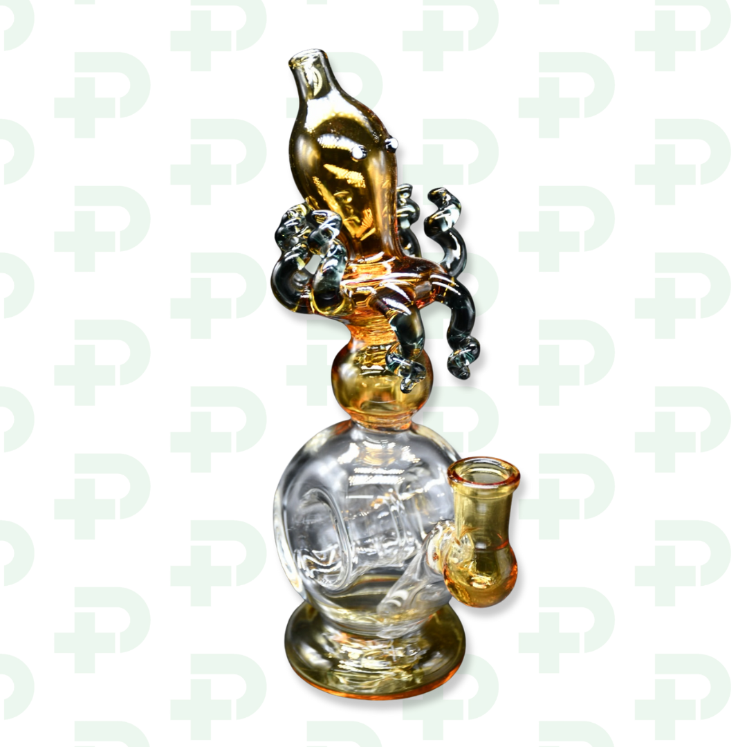 Photograph of product: 8" Octopus Bong