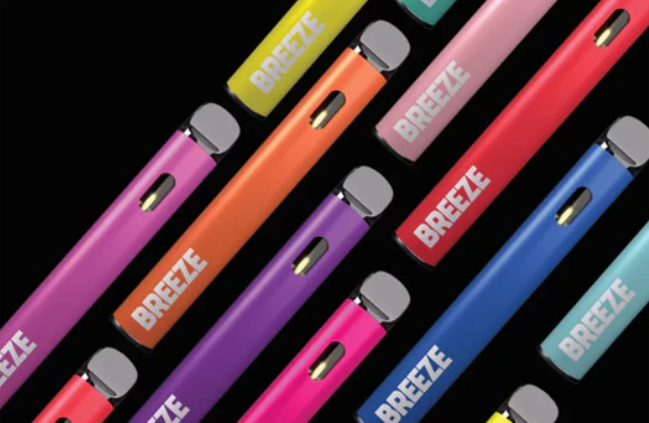 Photograph of Product: BREEZE | Vape Cartridge | Disposable | Rainbow Sherbet