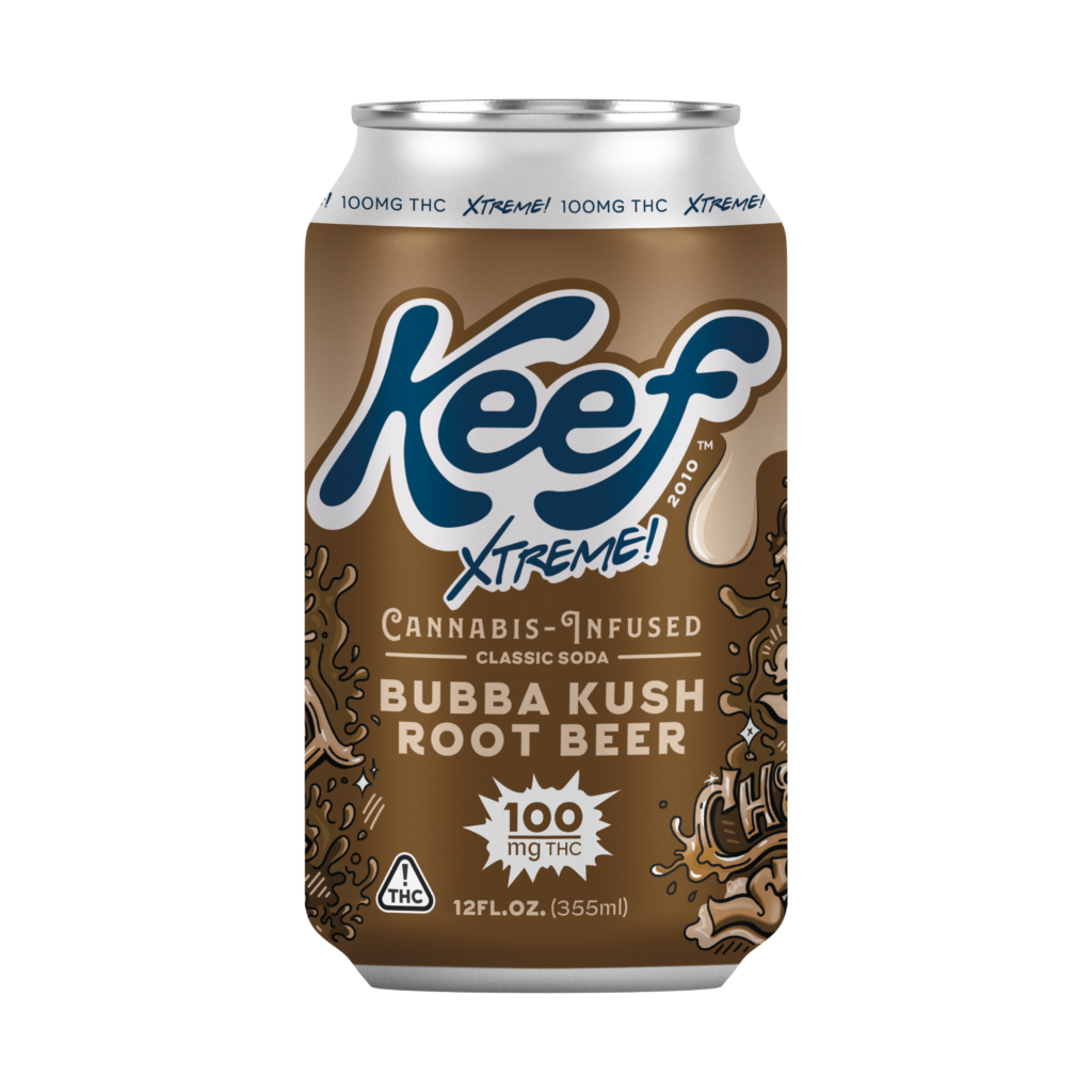 Photograph of product: Bubba Kush Root Beer Infused Soda 100mg