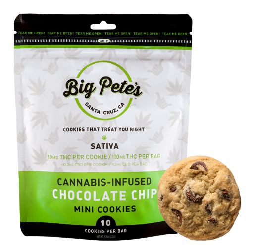 Photograph of product: CHOCOLATE CHIP - Oui'd - 100 MG - 10 PACK