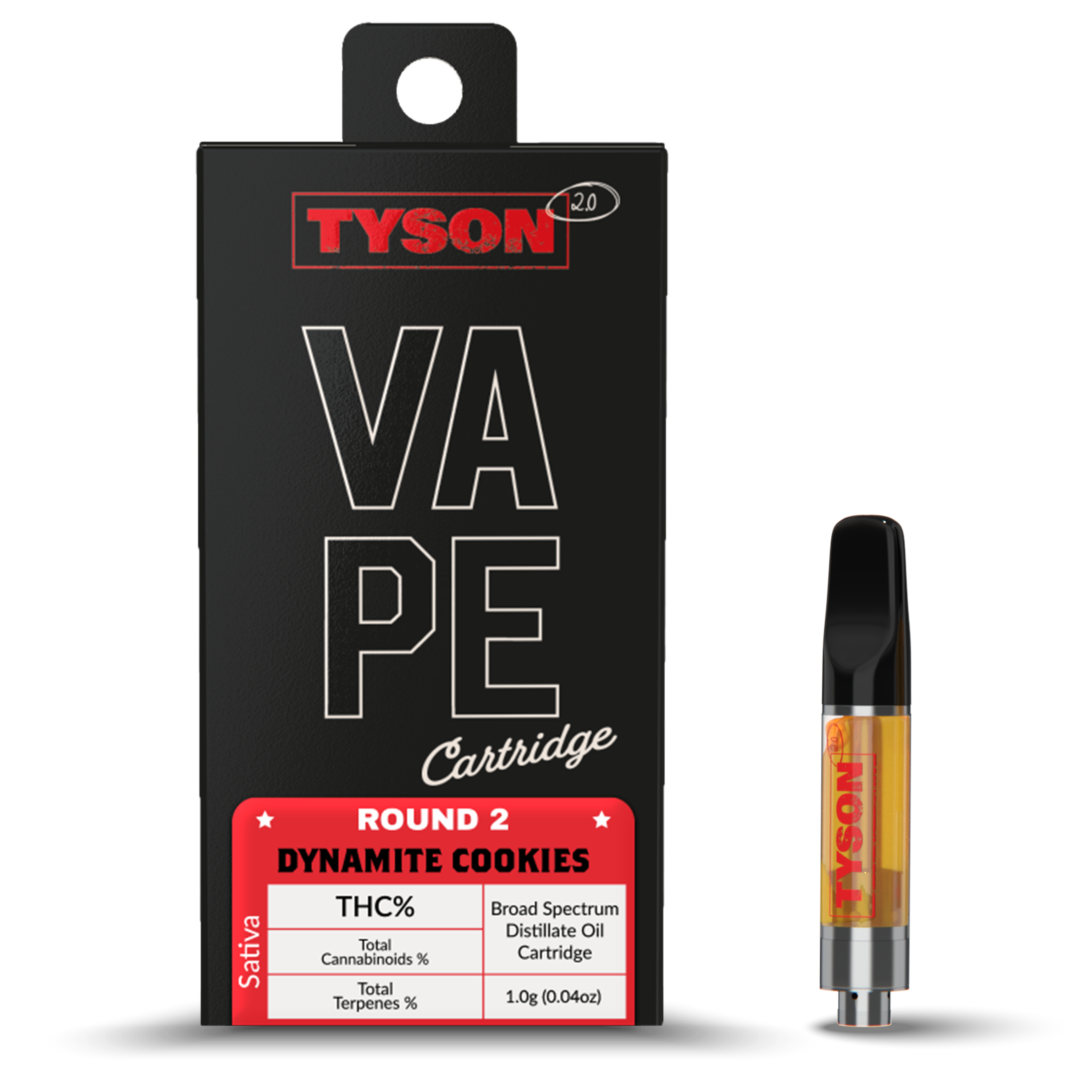 Photograph of product: Dynamite Cookies Distillate Cartridge 1g
