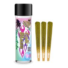 Photograph of product: Cali-Blaze | Cotton Candy | 3pk/1G Liquid Diamond/Kief Tarantulas