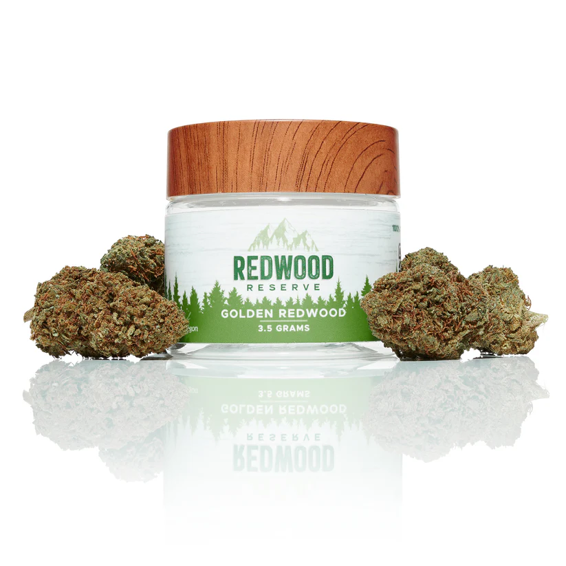Photograph of product: Redwood CBD Flower - Golden Redwood - 3.5g