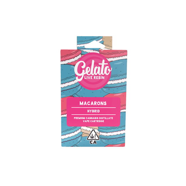 Photograph of product: Macarons 1g Live Resin Cartridge - 