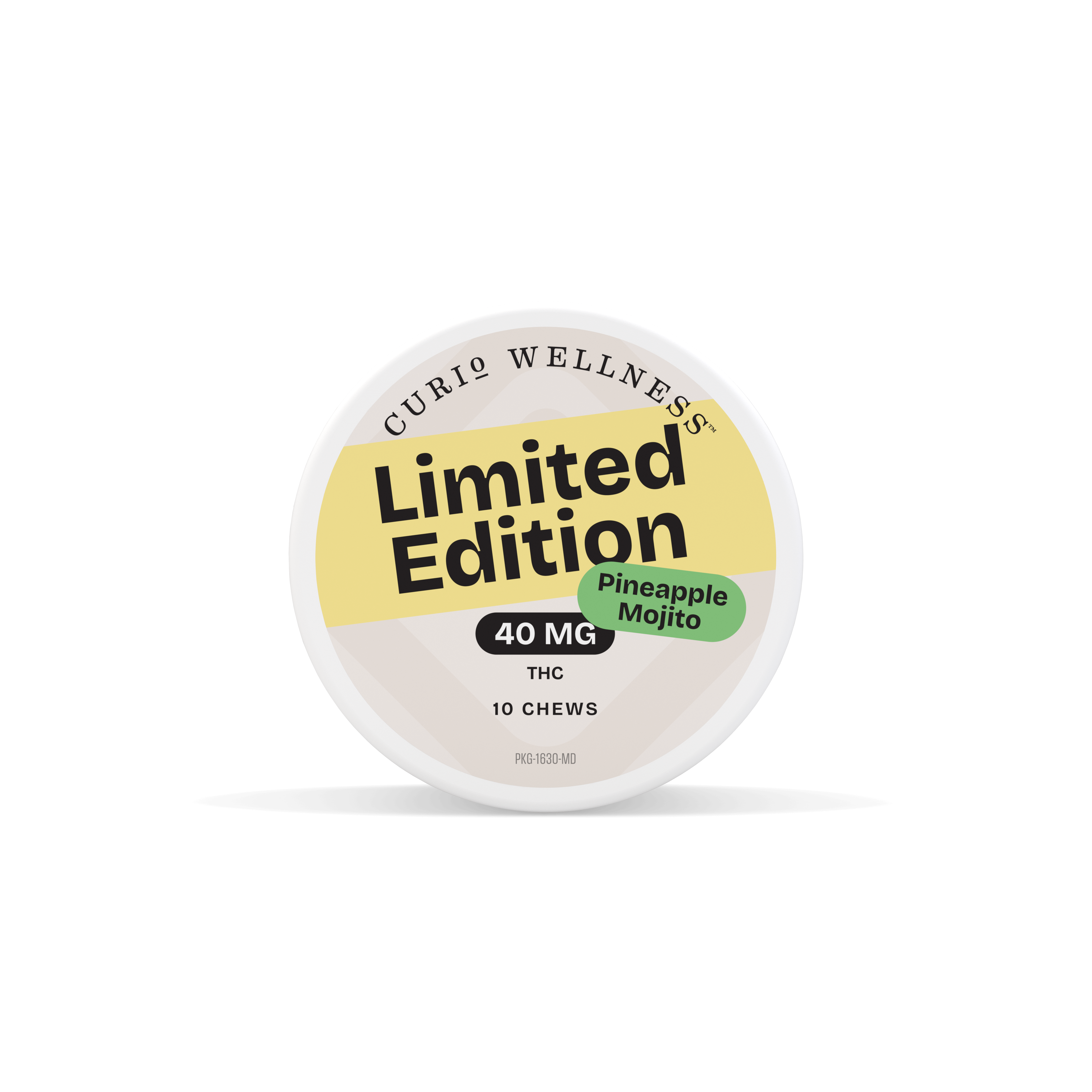 Photograph of product: MED ONLY - Curio 40mg Pineapple Mojito Chews - 400mg