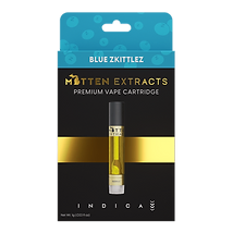 Photograph of product: Mitten Extracts - Cartridge 1g - Blue Zkittlez - Oui'd
