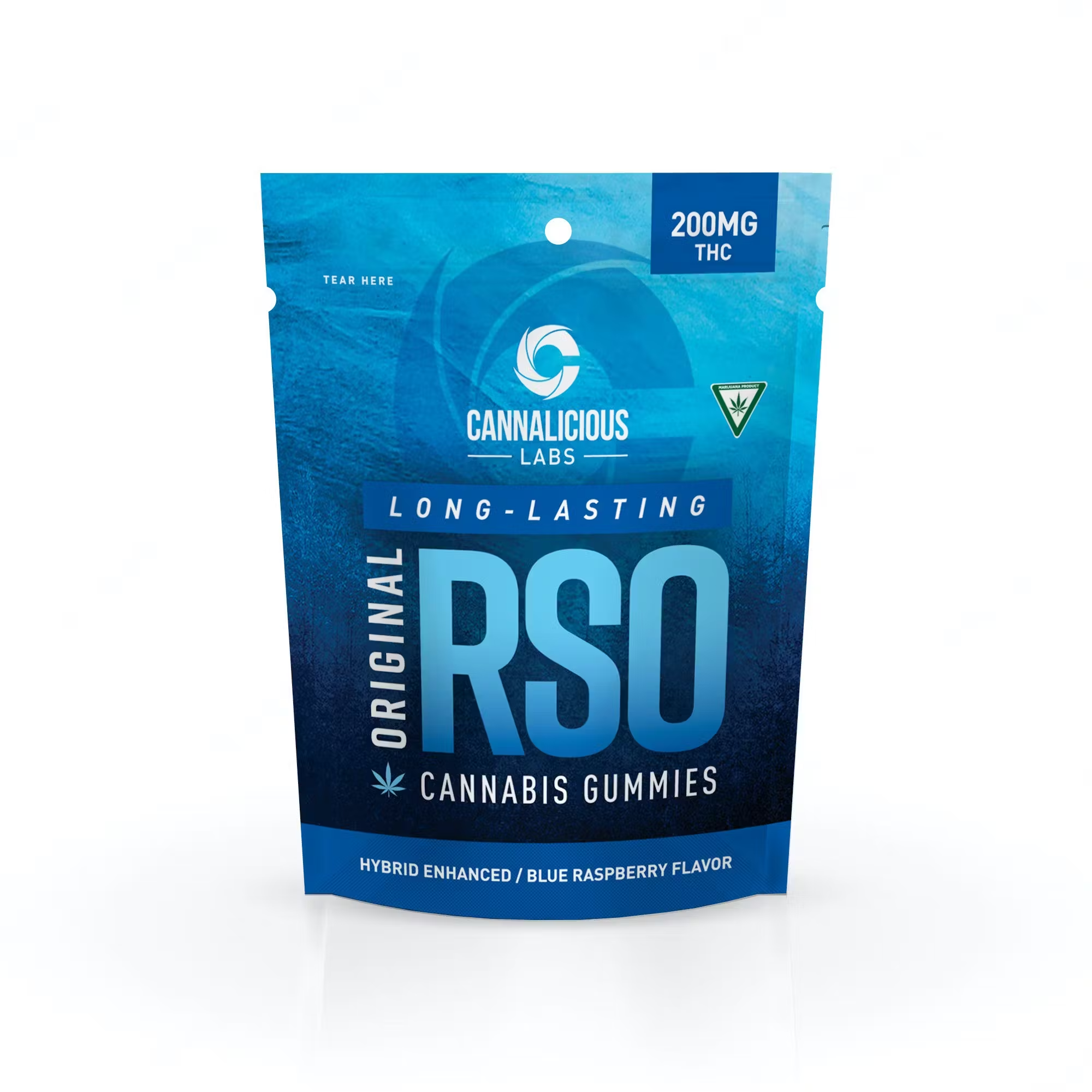 Photograph of product: Cannalicious Labs - 200mg RSO Rest Gummy - Blueberry (I)