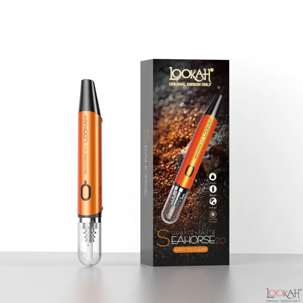 Photograph of product: Seahorse 2.0 | Electric Nectar Collector & Battery | Orange