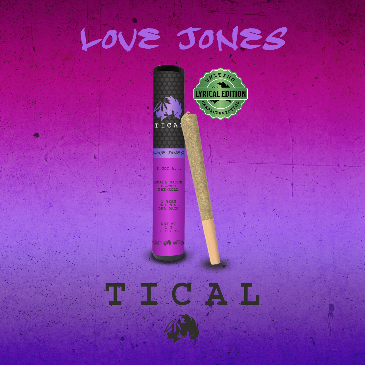 Photograph of product: Loves Jones (H) Pre-Roll