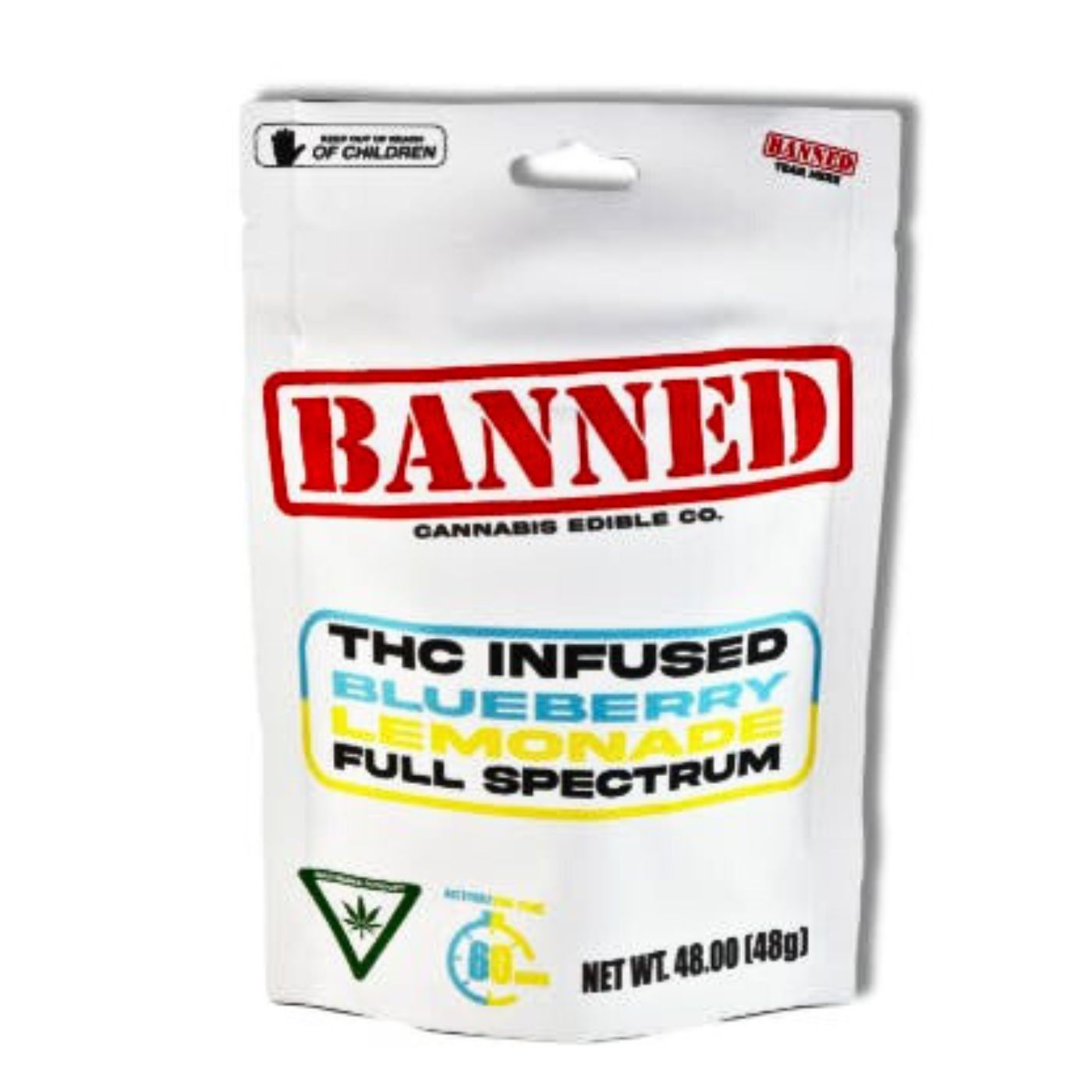Photograph of product: Banned - Blueberry Lemonade 4pk 200mg