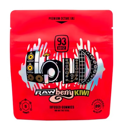 Photograph of product: 93 Boyz LOUD  Rawberry Kiwi 100mg