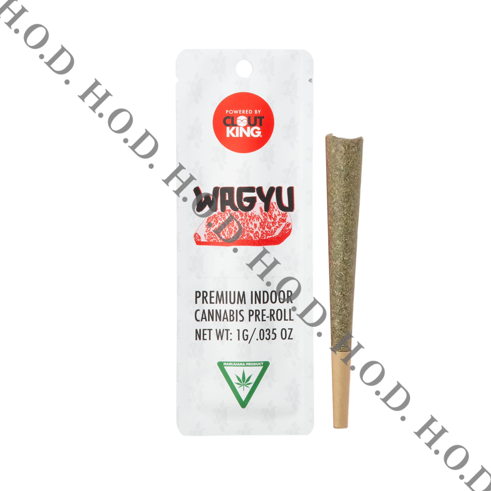 Photograph of product: Clout King Wagyu Pre-Roll 1g