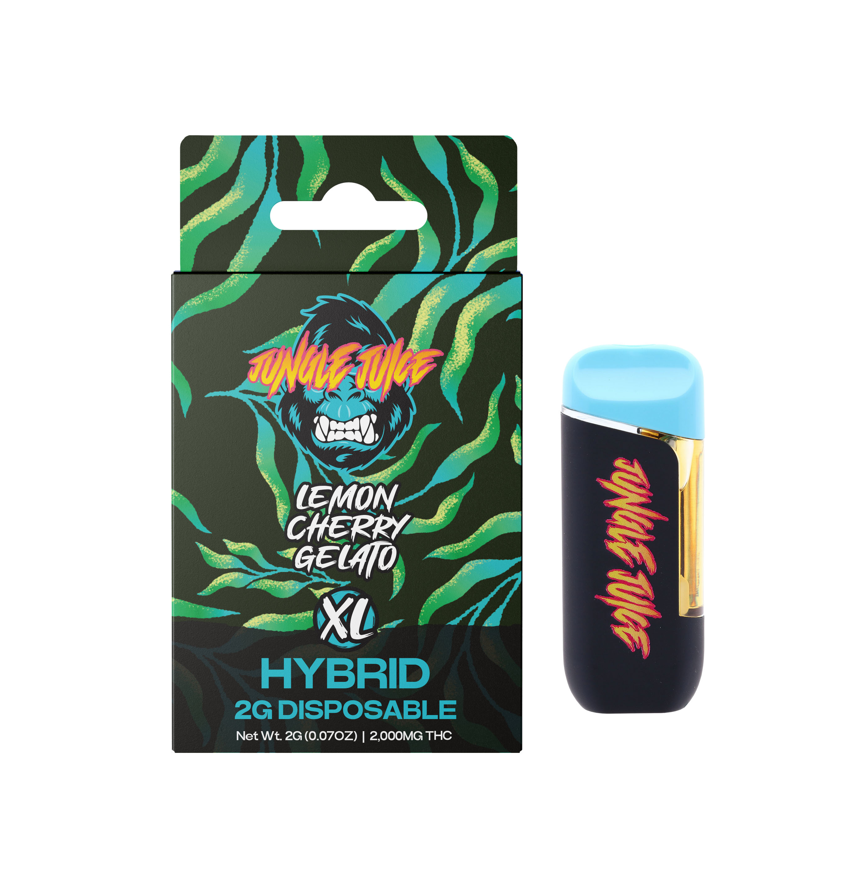 Photograph of product: Jungle Juice - Lemon Cherry Gelato Disposable 2g