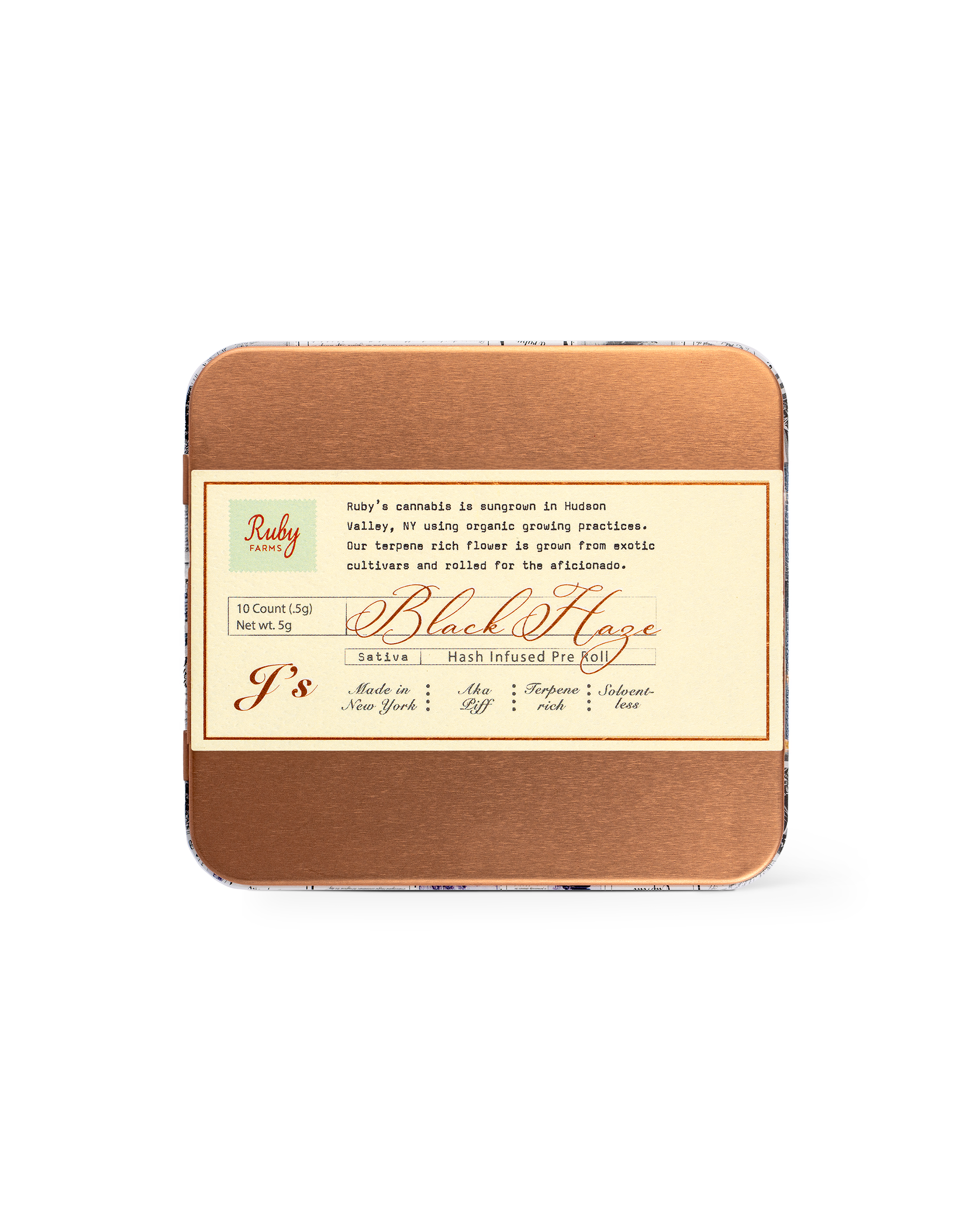 Photograph of product: au chocolat Infused Ruby Doobies BLACK HAZE | 10-Pack