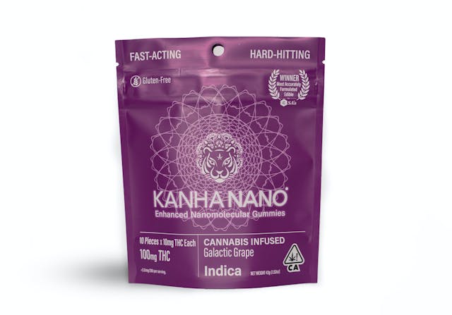 Photograph of product: Galactic Grape NANO Gummies - 100mg