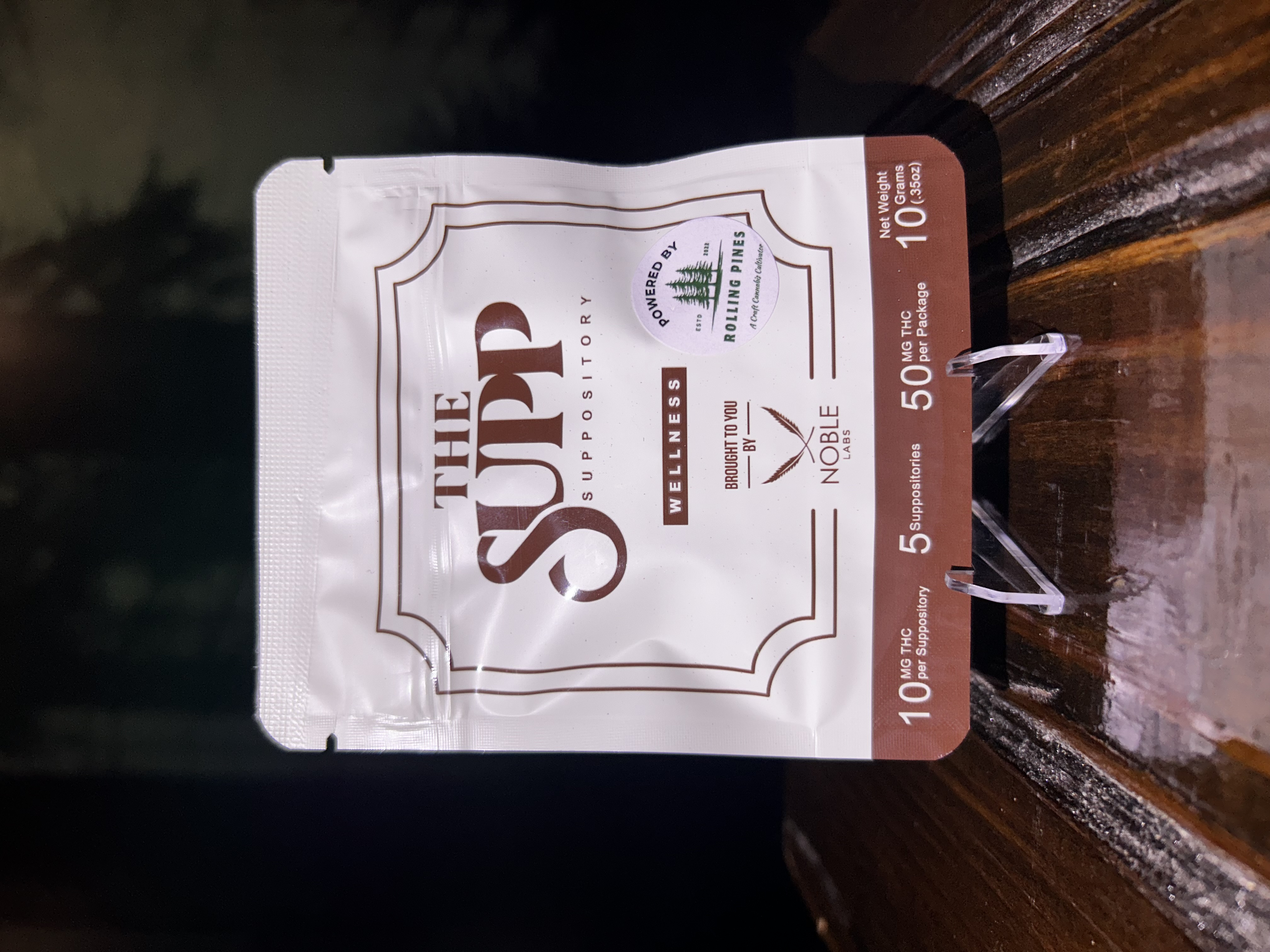 Photograph of product: The Supp | Suppositories | Noble Labs