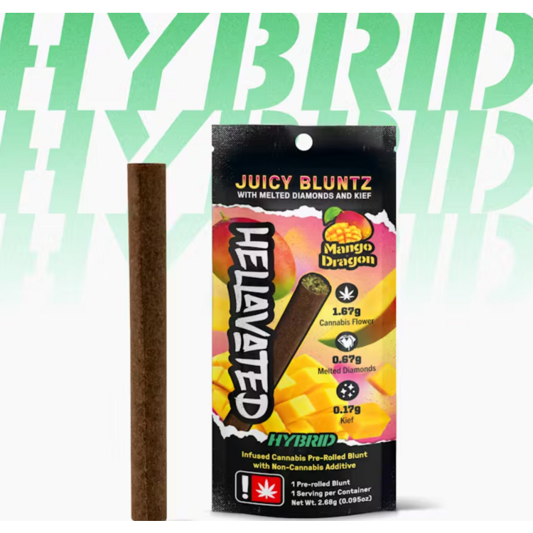 Photograph of product: Hellavated Mango Dragon Blunt