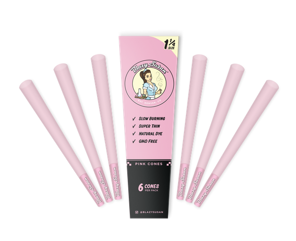 Photograph of product: Pink Cones 1 1/4" | 6ct