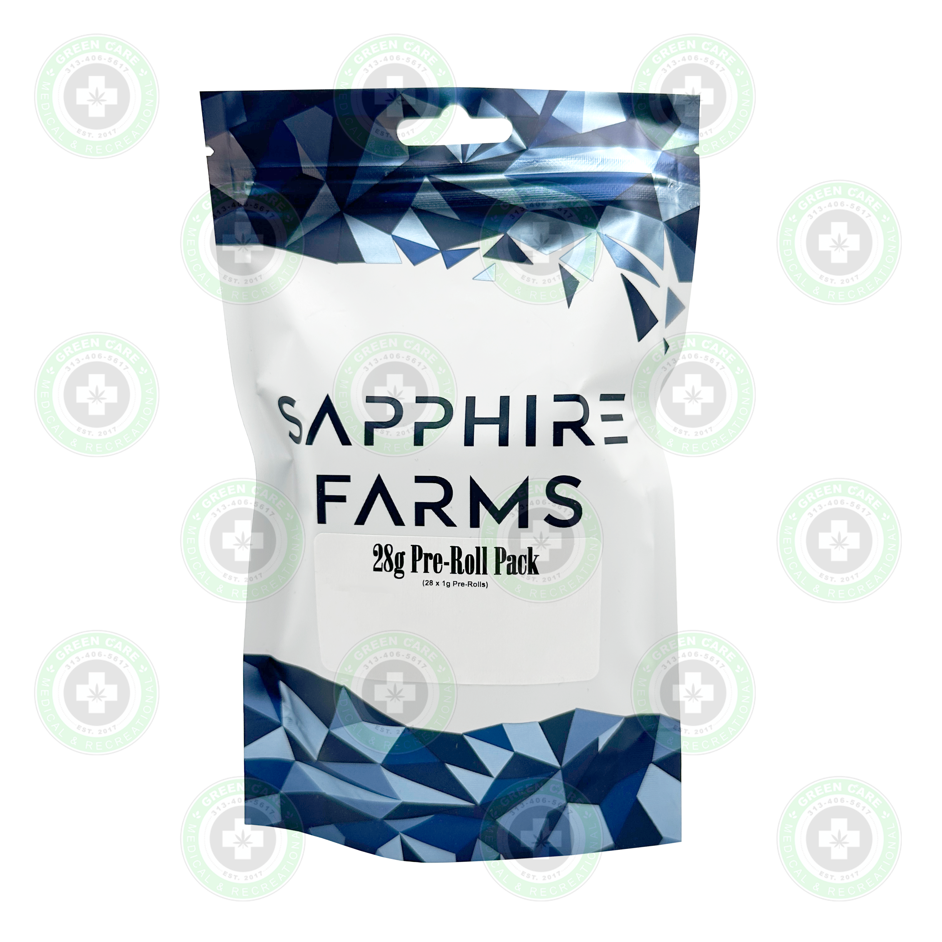 Photograph of product: Sapphire Farms - Animal Crackers 28-Pack 1g Pre-Rolls