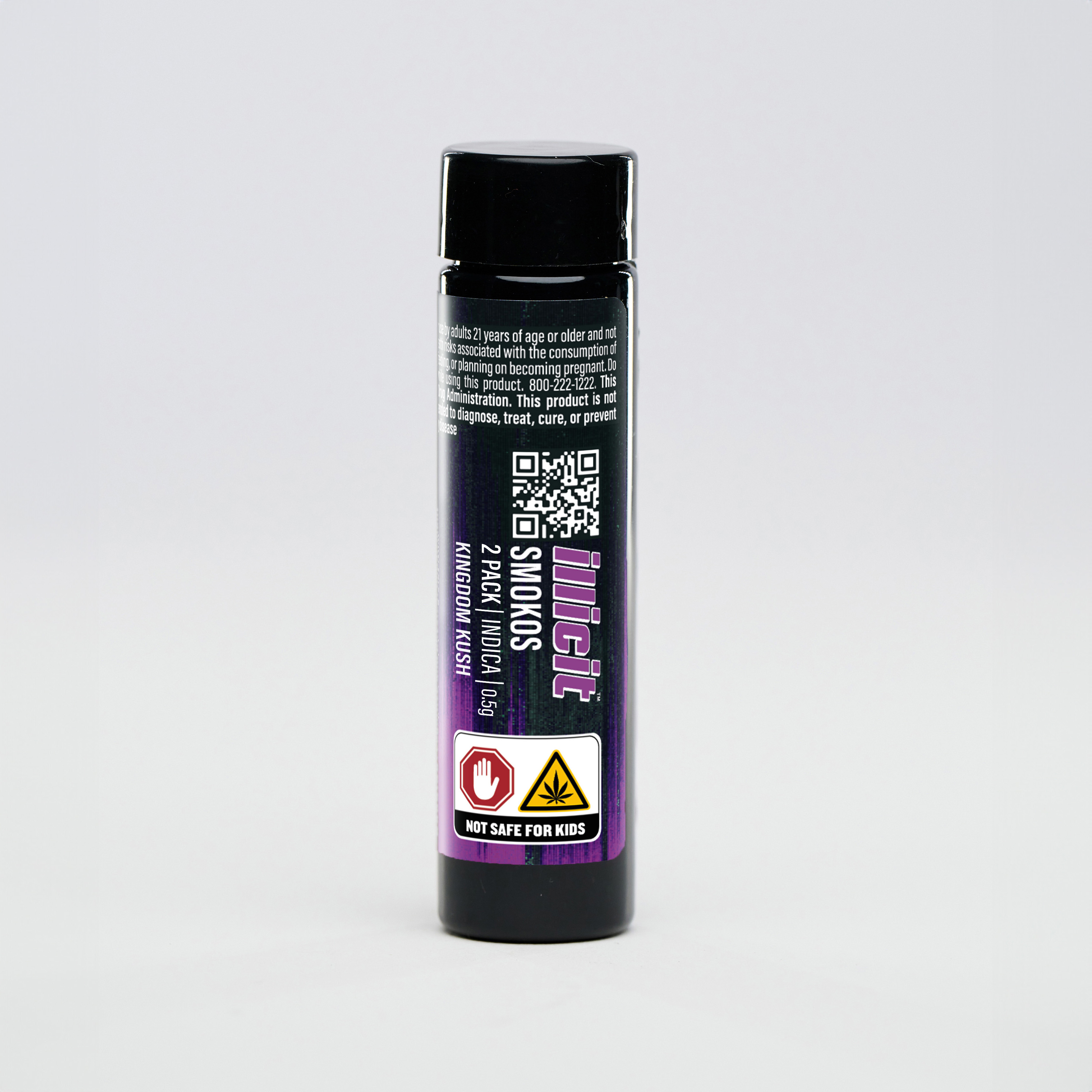 Photograph of product: Kingdom Kush .5g Smokos Pre-Rolls 2-Pack