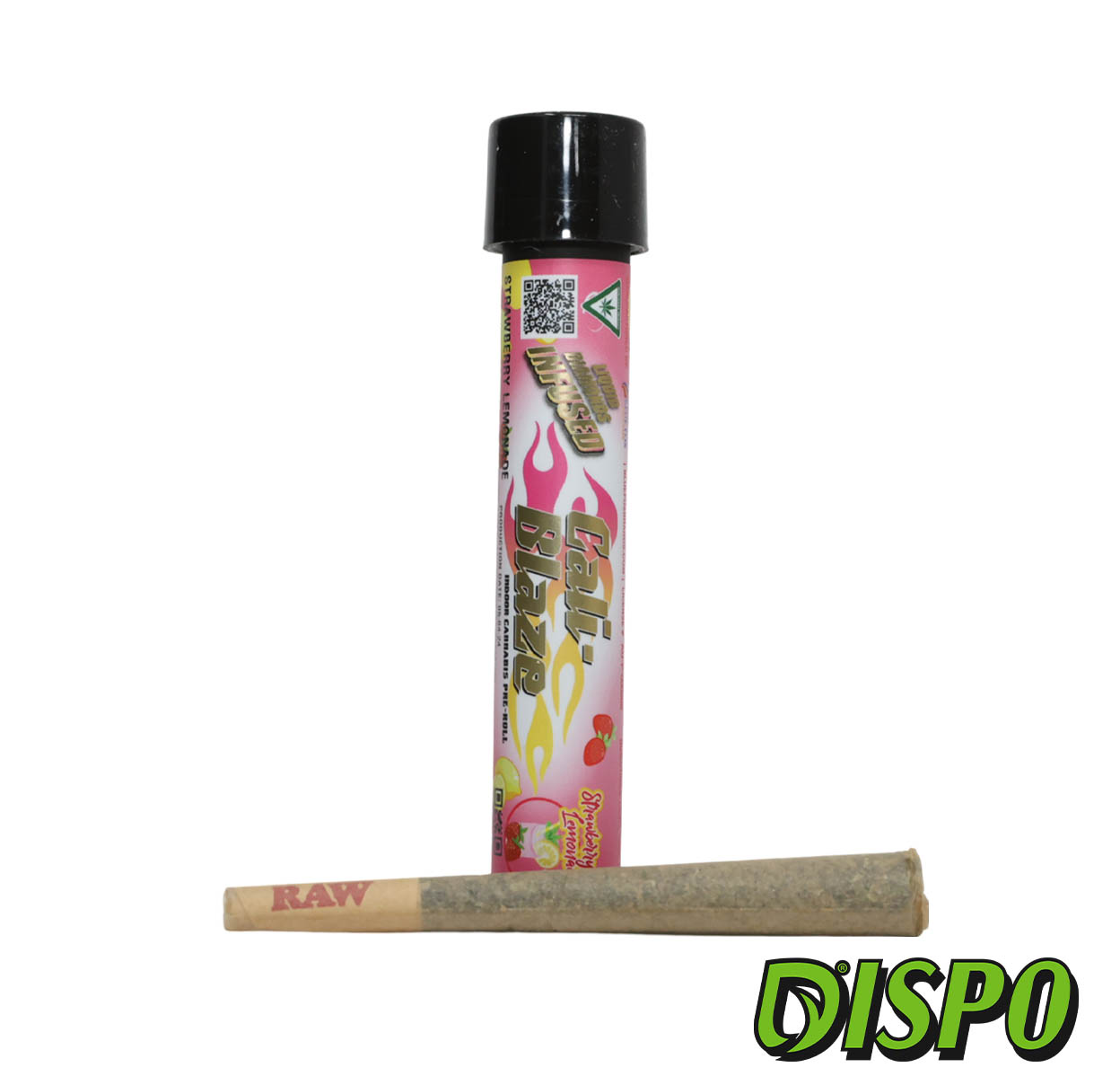 Photograph of product: Cali Blaze - Strawberry Lemonade 1.2G Infused Joint