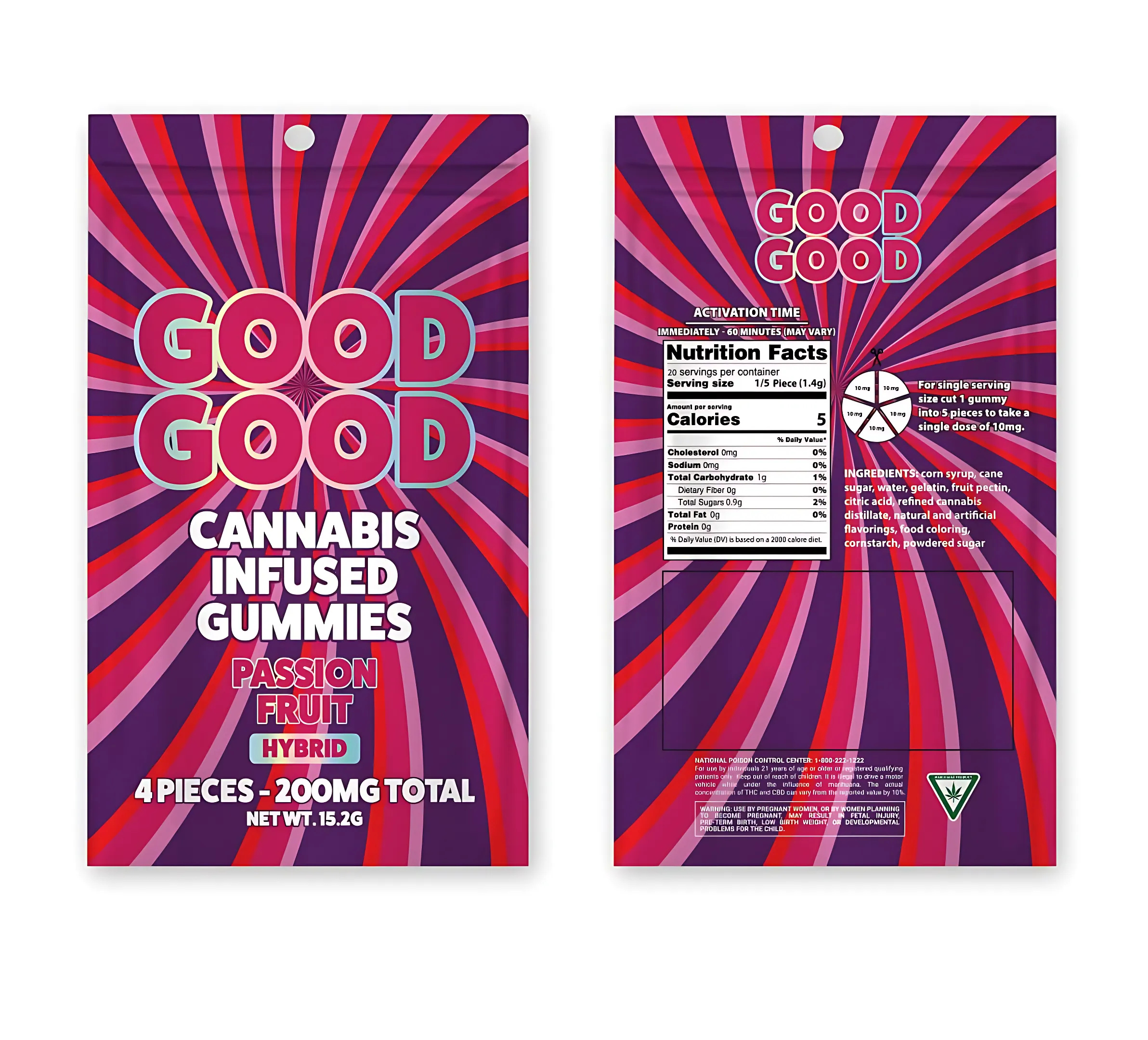 Photograph of product: Good Good- Passion Fruit- 200mg