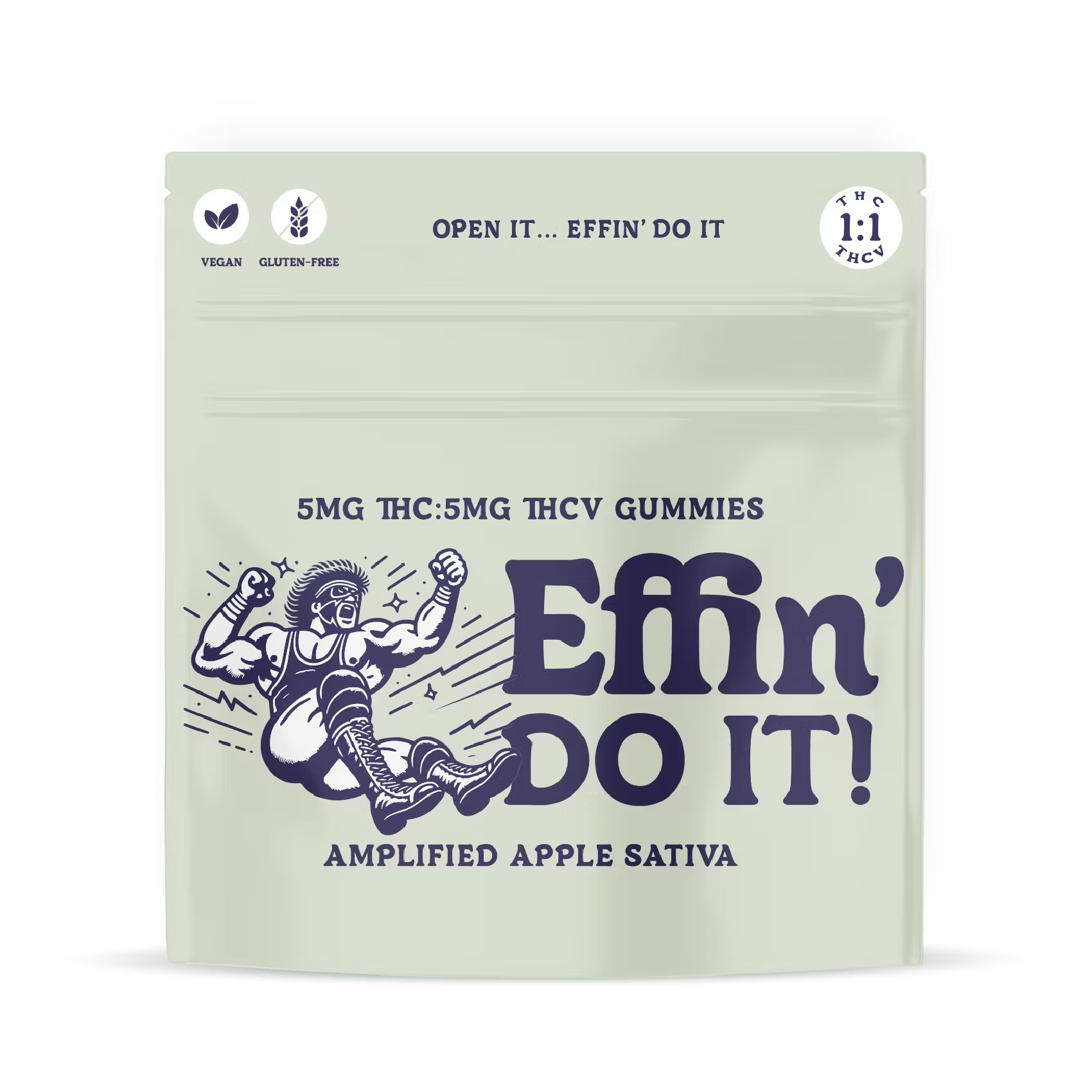 Photograph of product: Amplified Apple | Do It! | Gummies | 1:1 TH-oui:TH-ouiV | 100MG