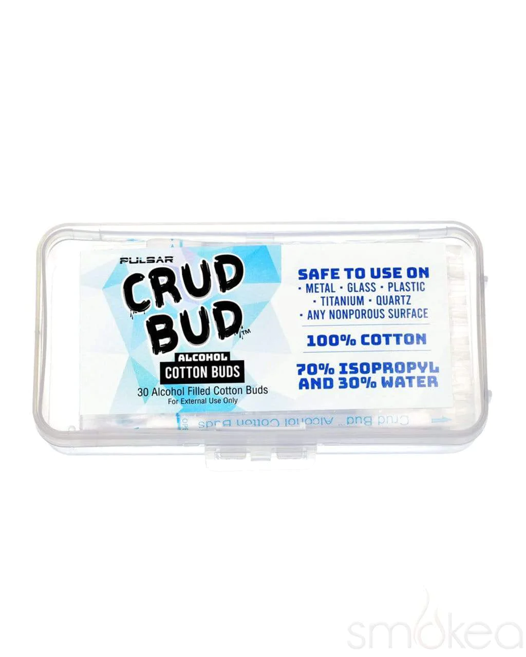 Photograph of product: Crud Bud | Alcohol Filled Cotton Buds | 30 Pack