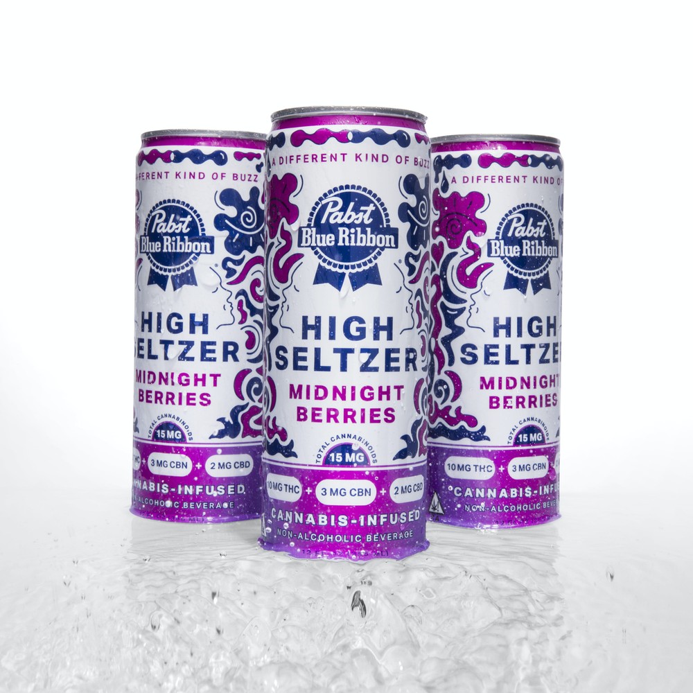 Photograph of product: PBR - SELTZER - MIDNIGHT BERRIES 15MG