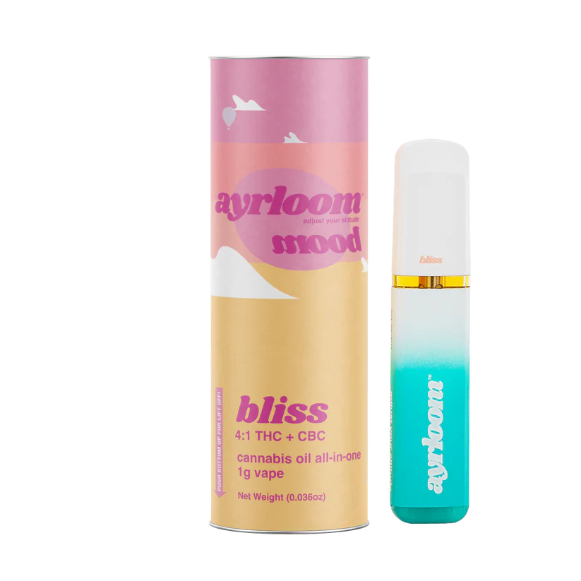 Photograph of product: All-in-One Mood Vape - Bliss [4:1 TH-oui:CBC]