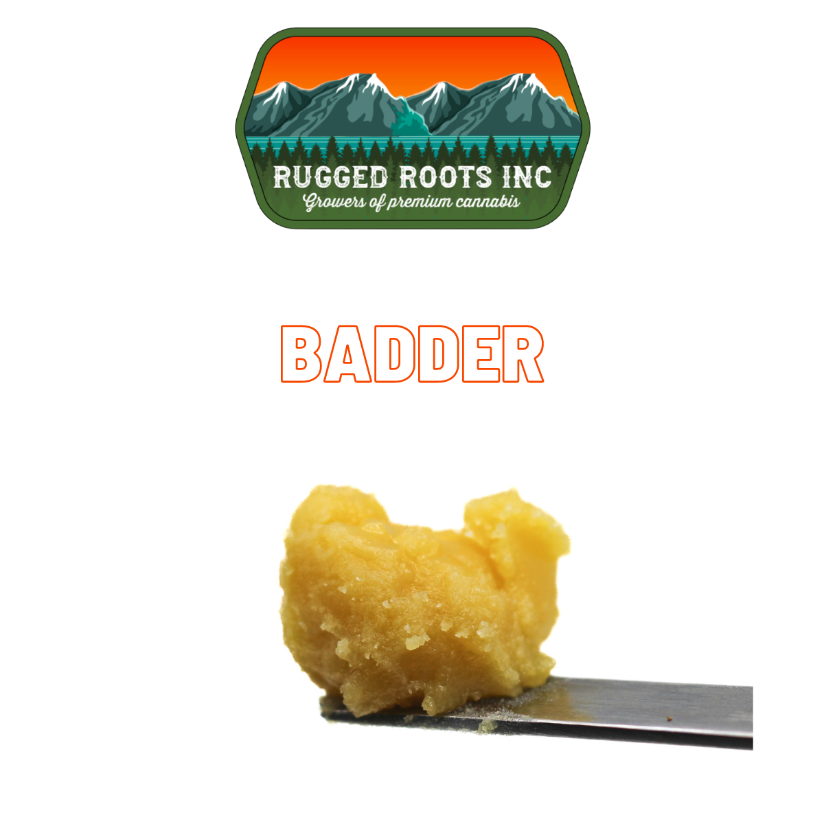 Photograph of product: Rugged Roots | Badder Candy Bucketz 1g