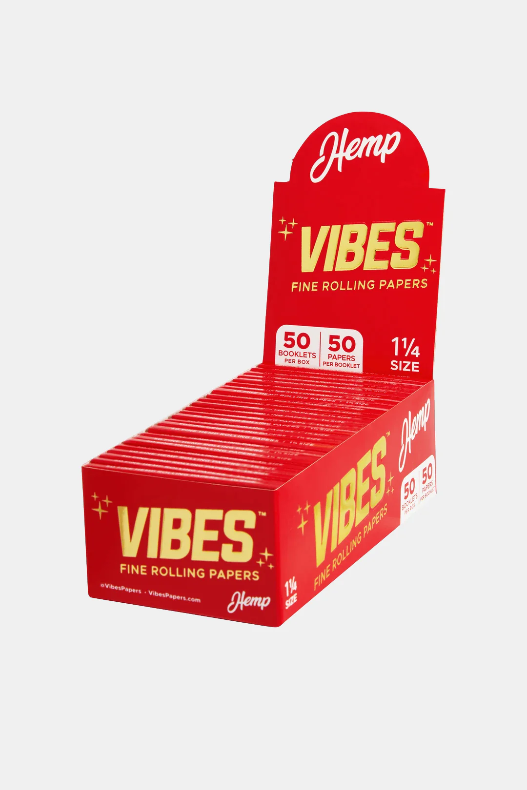 Photograph of product: VIBES Hemp Rolling Papers - 1.25"