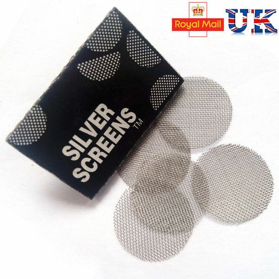 Photograph of product: Silver Pipe Screens $1 - 