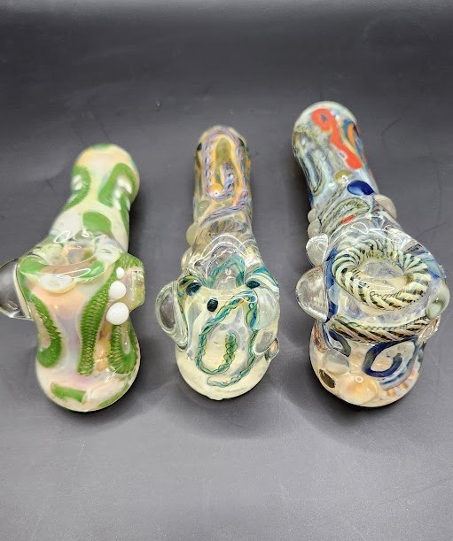 Photograph of product: Glass - Single Hole Large Hammer Pipe